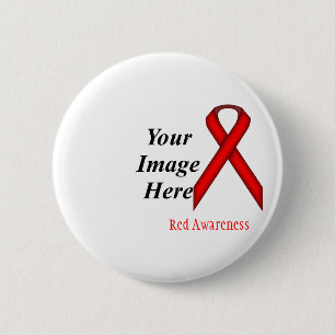 Red Standard Ribbon von Kenneth Yoncich Button