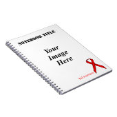 Red Standard Ribbon von Kenneth Yoncich Notizblock (Rechte Seite)