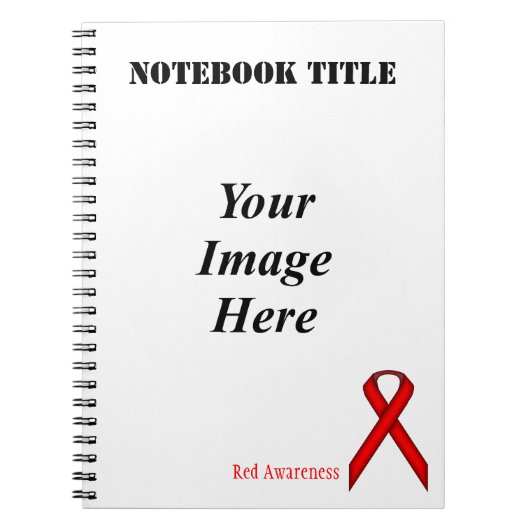 Red Standard Ribbon von Kenneth Yoncich Notizblock (Vorderseite)