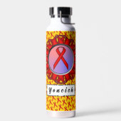 Red Standard Ribbon von Kenneth Yoncich Trinkflasche (Links)