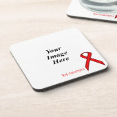 Red Standard Ribbon von Kenneth Yoncich Untersetzer (Linke Seite)
