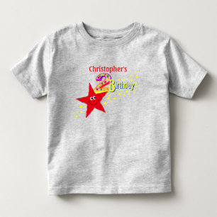 Red Star 2 Geburtstags-Shirt Kleinkind T-shirt