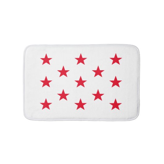 Red Star Badematte (Vorderseite)