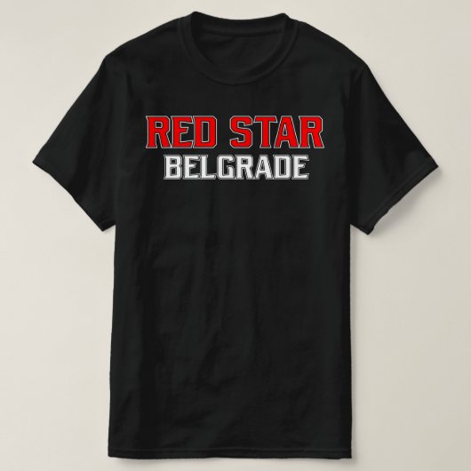 Red Star Belgrade Crveno Beli T-Shirt (Design vorne)