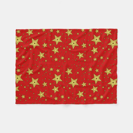 Red star blanket fleecedecke (Vorderseite (Horizontal))