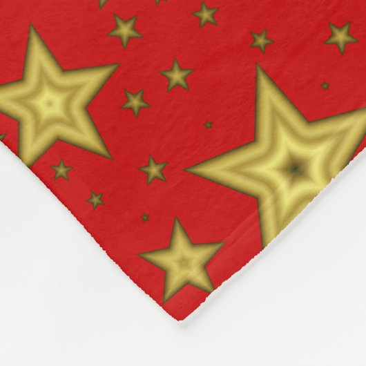 Red star blanket fleecedecke (Ecke)