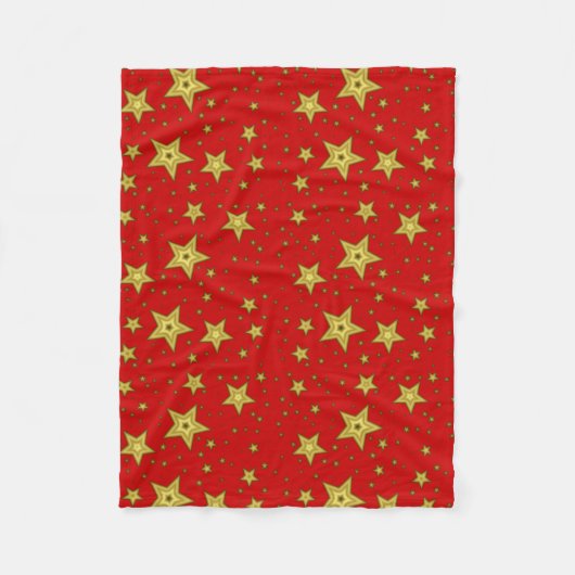 Red star blanket fleecedecke (Vorderseite)