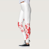 Red Star-Blume Leggings (Links)