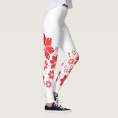 Red Star-Blume Leggings (Rechts)