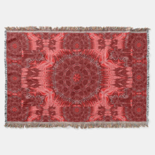 Red Star Blume Tapestry Decke