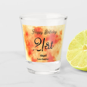 Red Star Cluster 21. Shot Glass Schnapsglas