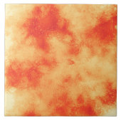 Red Star Cluster Keramik Tile Fliese (Vorderseite)