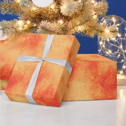 Red Star Cluster Wrapping Paper Geschenkpapier (Feiertage)