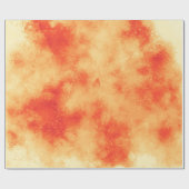 Red Star Cluster Wrapping Paper Geschenkpapier (Flach)
