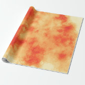 Red Star Cluster Wrapping Paper Geschenkpapier (Ungerollt)