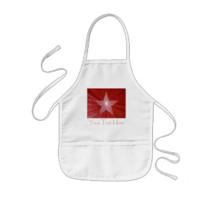 Red Star "Dein Text" - Schürze