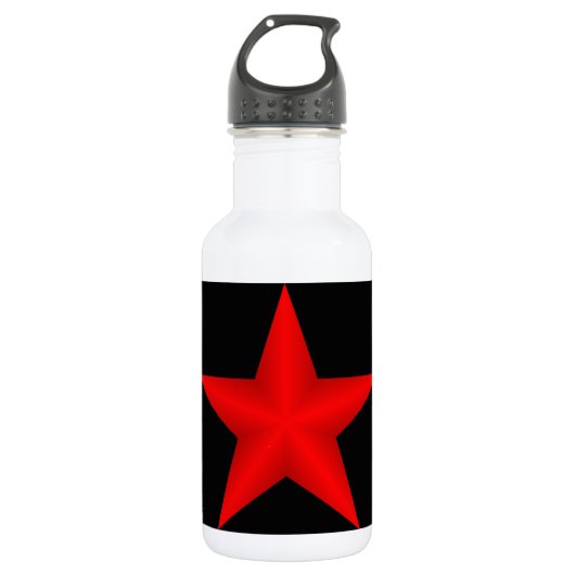 Red Star Edelstahlflasche (Vorderseite)
