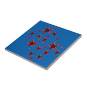 Red Star Fliese (Seite)