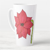 Red Star Flower Milchtasse (Linke Ecke)