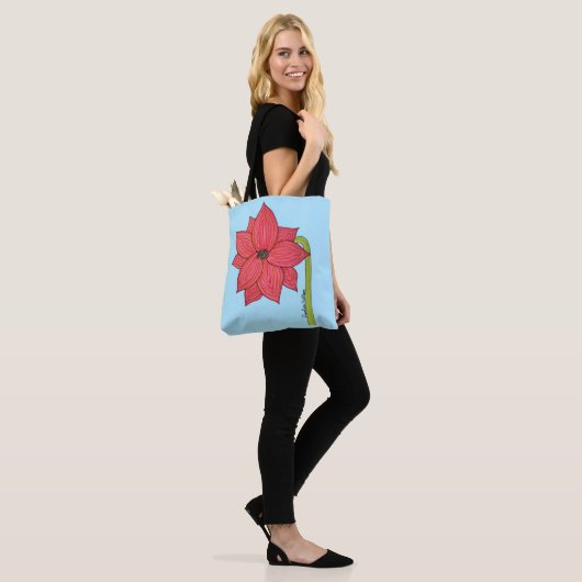 Red Star Flower Tasche (Am Model)