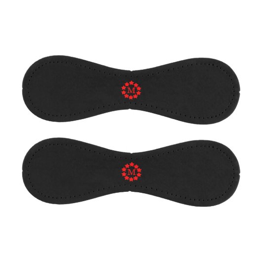 Red Star Frame Mit Monogramm Black Baseball (Paneele)