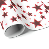 Red Star Geschenkpapier (Rolleneckpunkt)