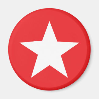 Red Star Icon Magnet