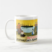 Red Star Line ~ Antwerpen-Amerika Kaffeetasse (Links)