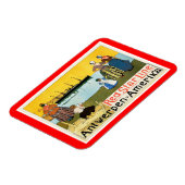 Red Star Line ~ Antwerpen-Amerika Magnet (Linke Seite)