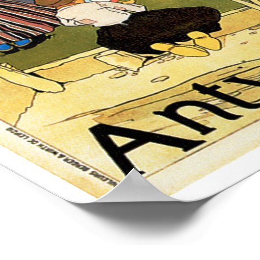 Red Star Line ~ Antwerpen-Amerika Poster (Ecke)