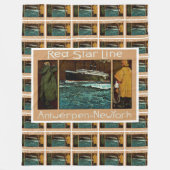 Red Star Line ~ Antwerpen-New York Fleecedecke (Vorderseite)