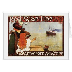 Red Star Line Cruises New York Promo Poster