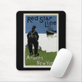 Red Star Line Mousepad (Mit Mouse)