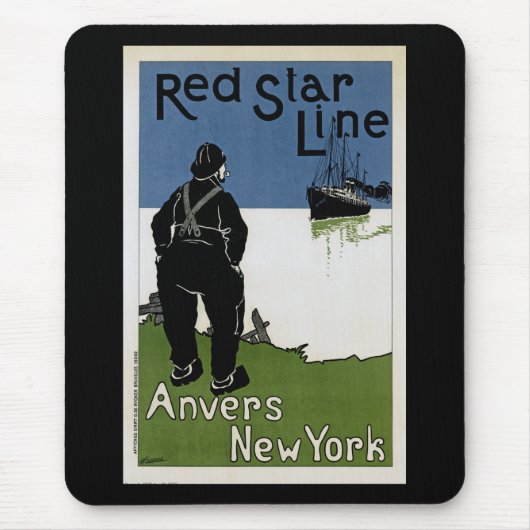 Red Star Line Mousepad (Vorne)