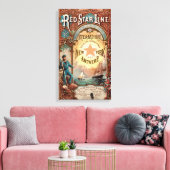 Red Star Line New York Antwerpen Steamship Leinwanddruck (Insitu (Wohnzimmer))