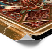 Red Star Line NYC Antwerp Steamships - Werbung Poster (Ecke)