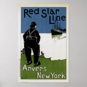 Red Star Line Poster (Vorne)