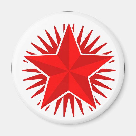 Red Star Magnet (Vorne)