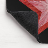 Red Star Mousepad schwarz (Ecke)