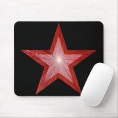 Red Star Mousepad schwarz (Mit Mouse)