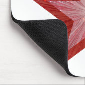 Red Star Mousepad weiß (Ecke)