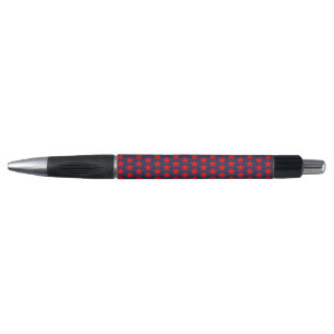 Red Star Pattern Kugelschreiber