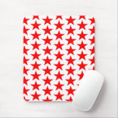Red Star Pattern Mousepad (Mit Mouse)