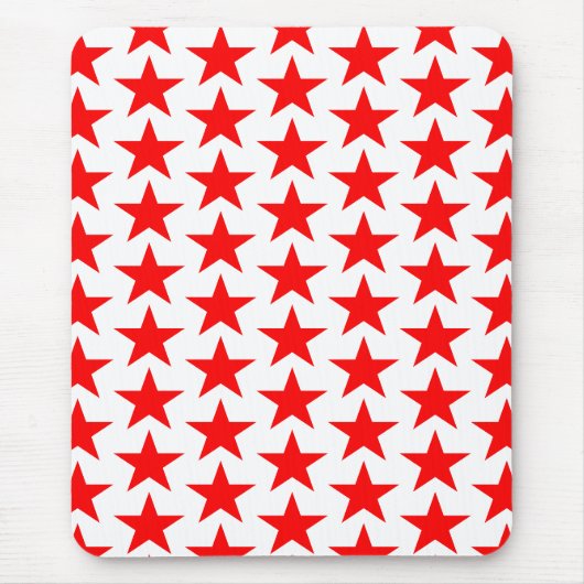 Red Star Pattern Mousepad (Vorne)