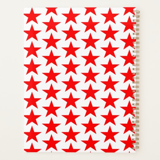 Red Star Pattern Planer (Rückseite)