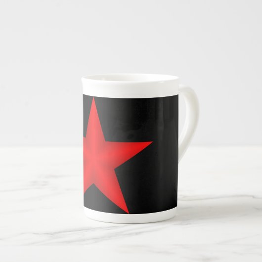 Red Star Porzellantasse (Vorderseite Rechts)