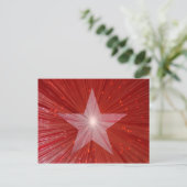 Red Star Postkarte (Stehend Vorderseite)
