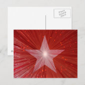 Red Star Postkarte (Vorne/Hinten)