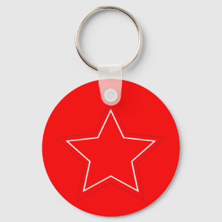 Red Star Schlüsselanhänger