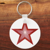 Red Star Schlüsselanhänger weiß (Vorderseite)